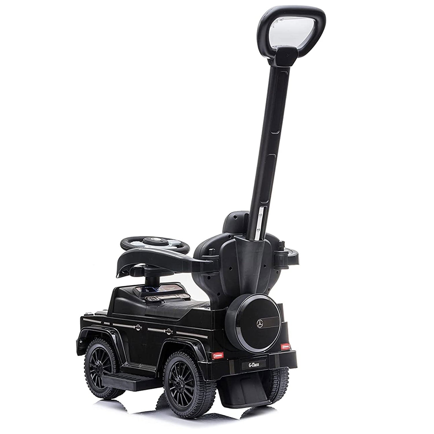 Best Ride On Cars Kids Stroller Mercedes G-Wagon 3 in 1 Push Car， Black