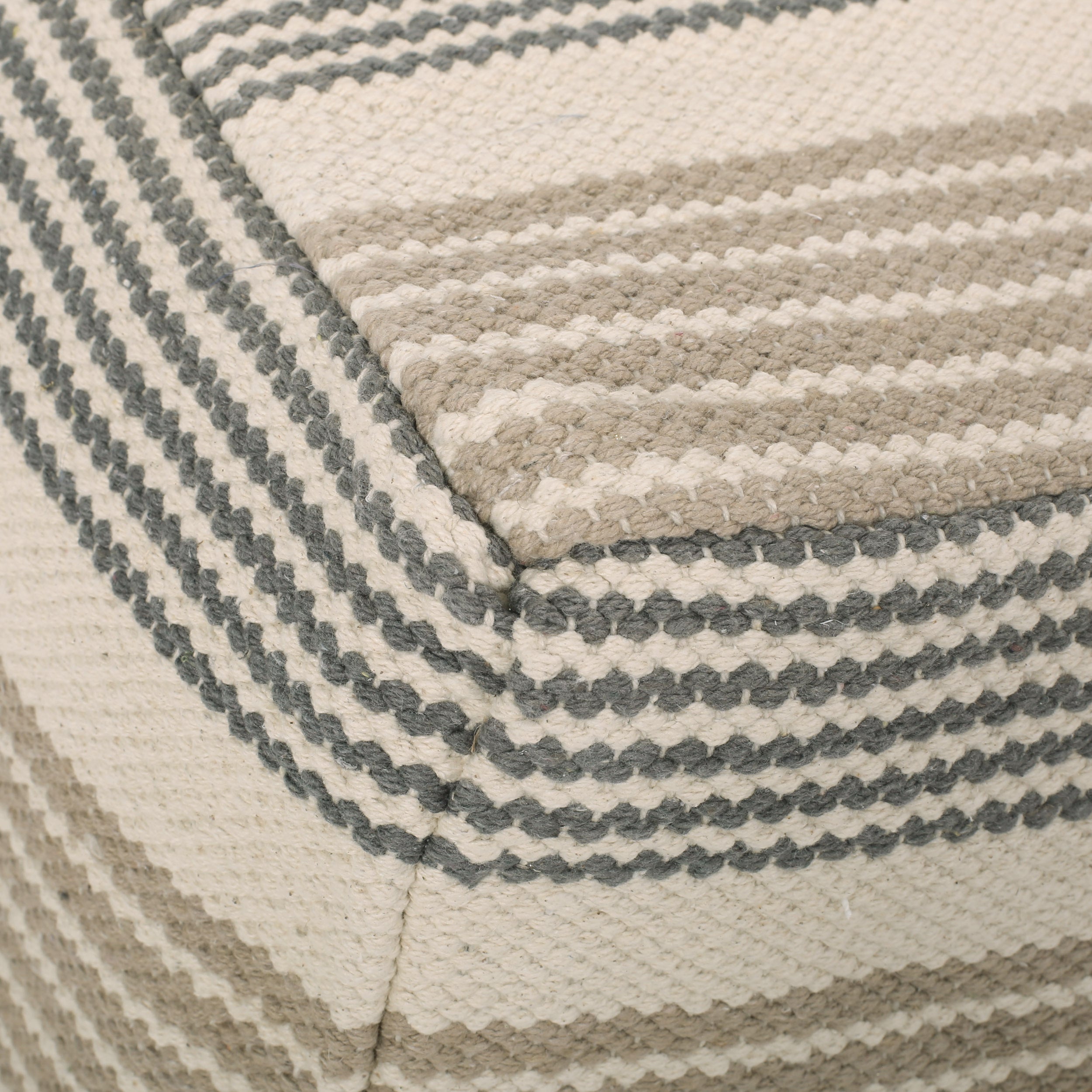 Rahsaan Modern Rectangular Bean Bag Ottoman