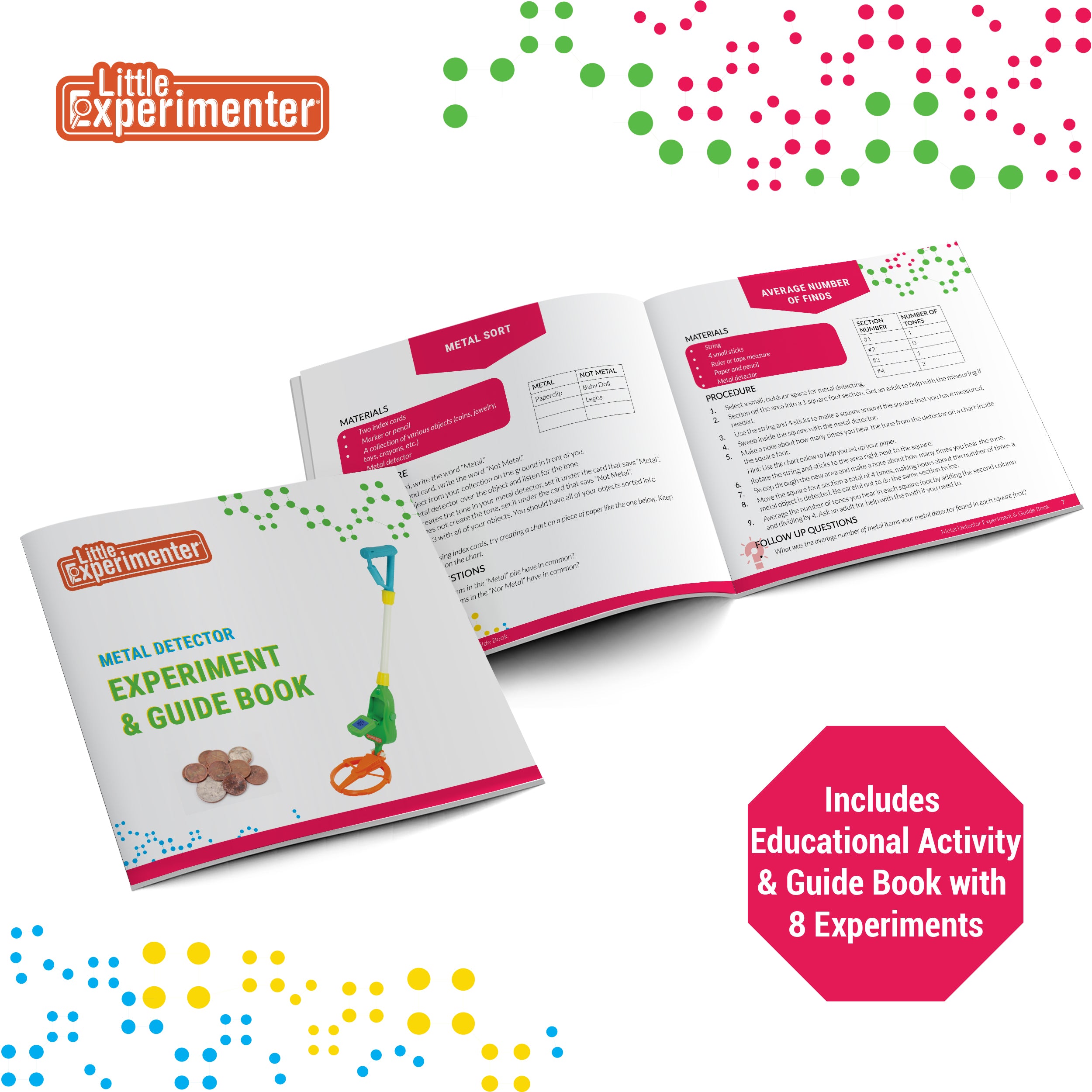 Little Experimenter Metal Detector with LCD Screen