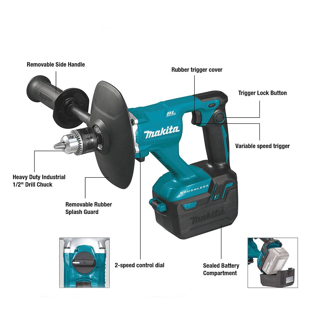 Makita XTU02Z 18V LXT Lithium‑Ion Brushless Cordless 1