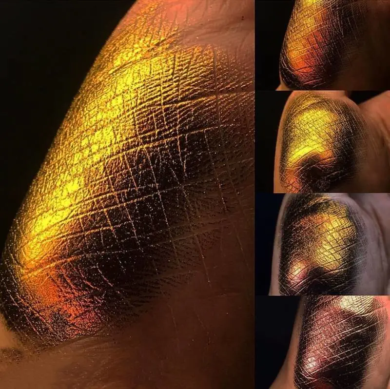 9Colors High Pigment Pressed MultiChrome Chameleon Single Eyeshadow