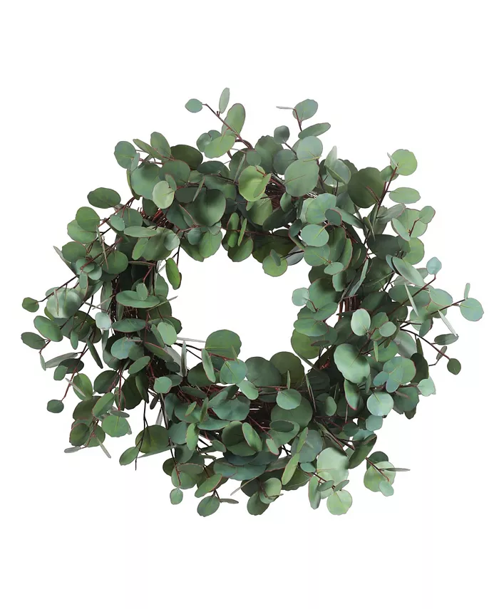 Winward Silks Permanent Botanicals Eucalyptus Wreath