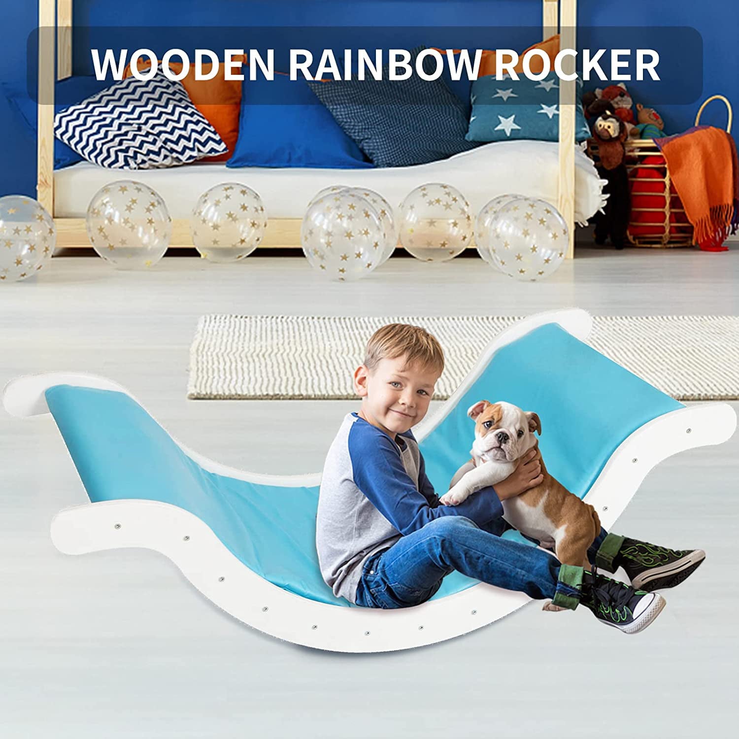 Large Climbing Triangle Set for Kids and Toddlers， Foldable Indoor Triangle Climber with Ramp and Climbing Arch