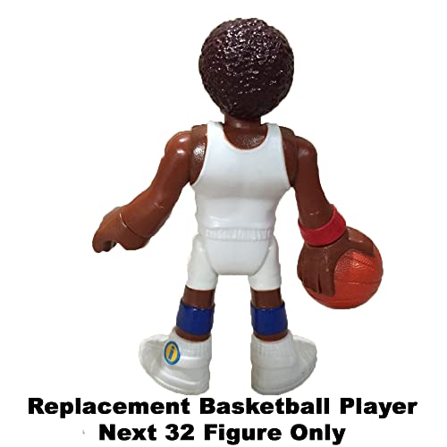 Replacement Figure for Imaginext Blind Bag Series 4 - CDX81 ~ Loose ~ Basketball Player Next 32 ~ Tribute to Julius Dr. J Irving