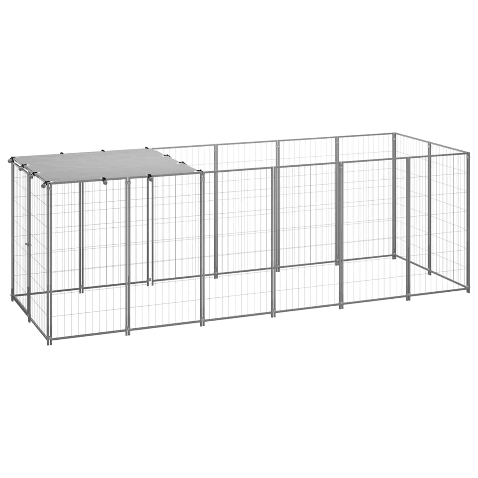 Carevas Dog Kennel Silver 129.9