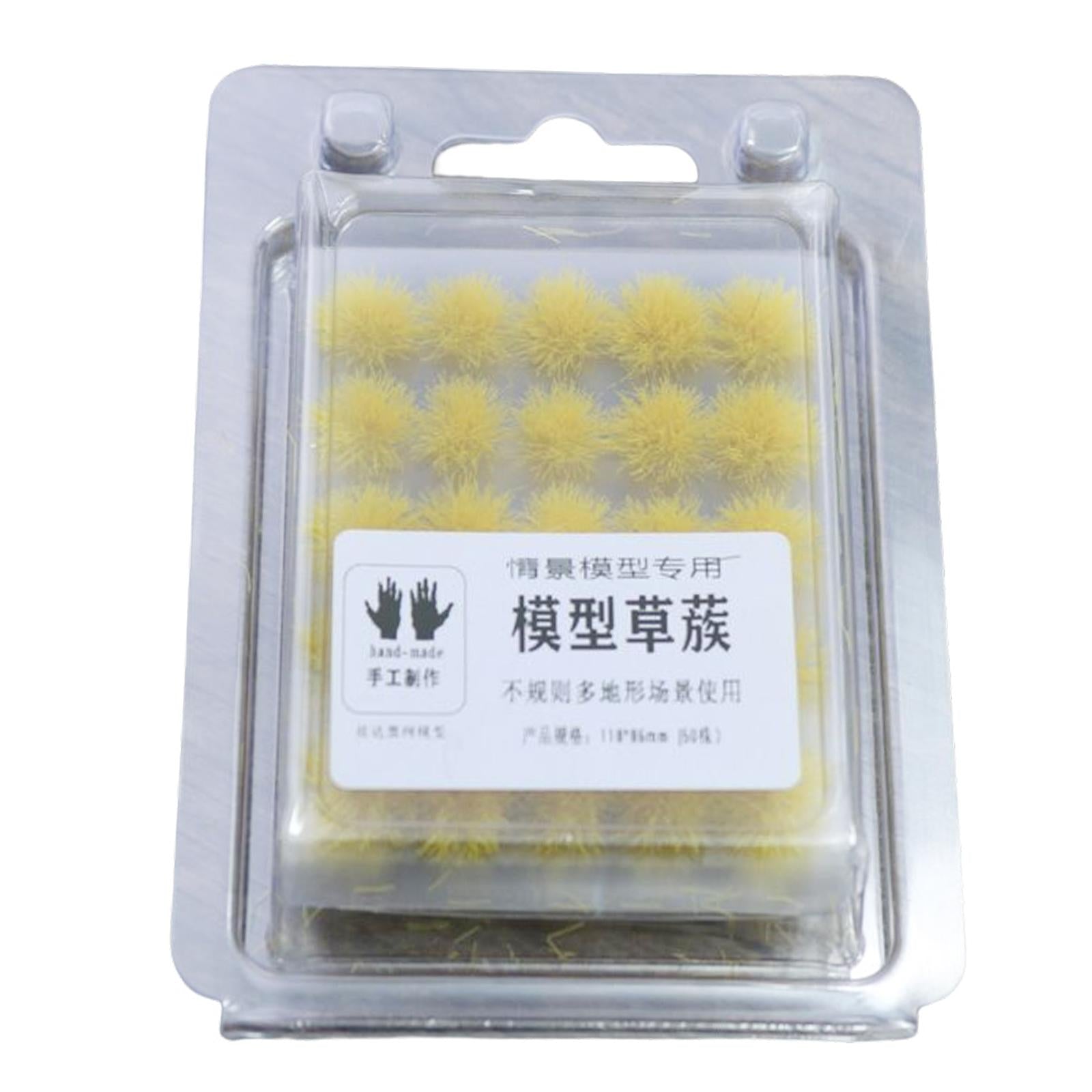 50Pcs Grass Bush Plant Scene Scene War Gaming Static Scenery Miniature D