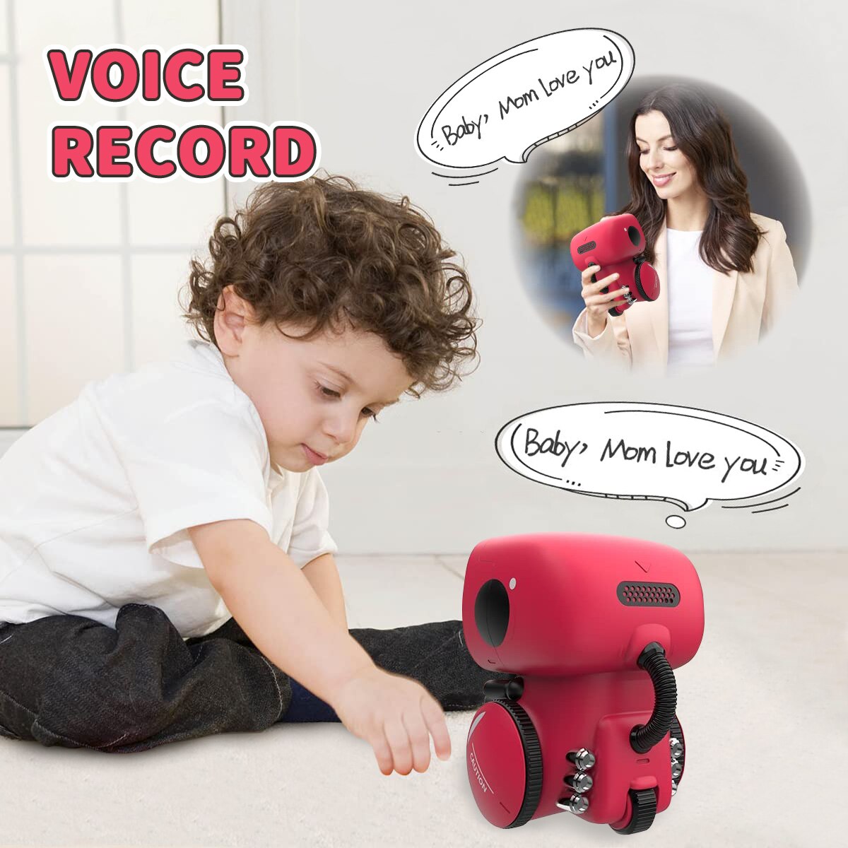 Smart Robot Friend for Kids， Touch Voice Controlled Robot that Walks Talk， AI Robot Toys for 4 5 6 7 8 9 10 Year Old Boys Girls