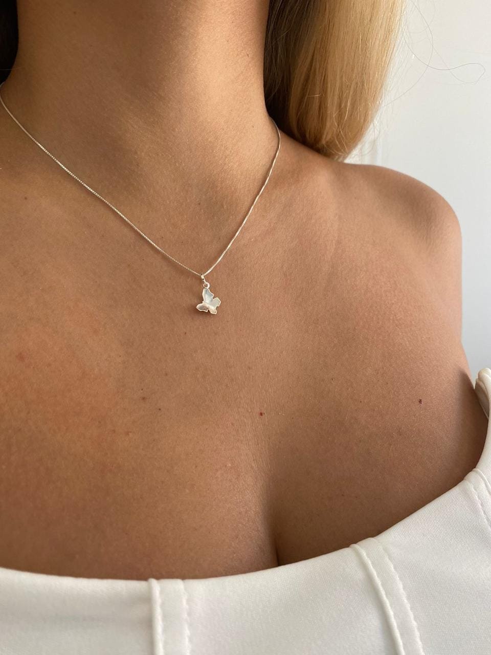 Colar Pingt. Borboleta