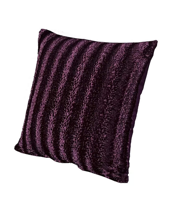 Siscovers Frou Frou Faux Fur Decorative Pillow， 16
