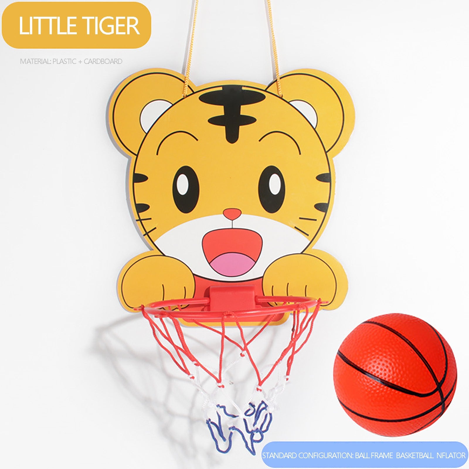 Fridja Kids Toy Basketball Hoop Board Plastic Hoop Set With Indoor Hanging Hoops Game