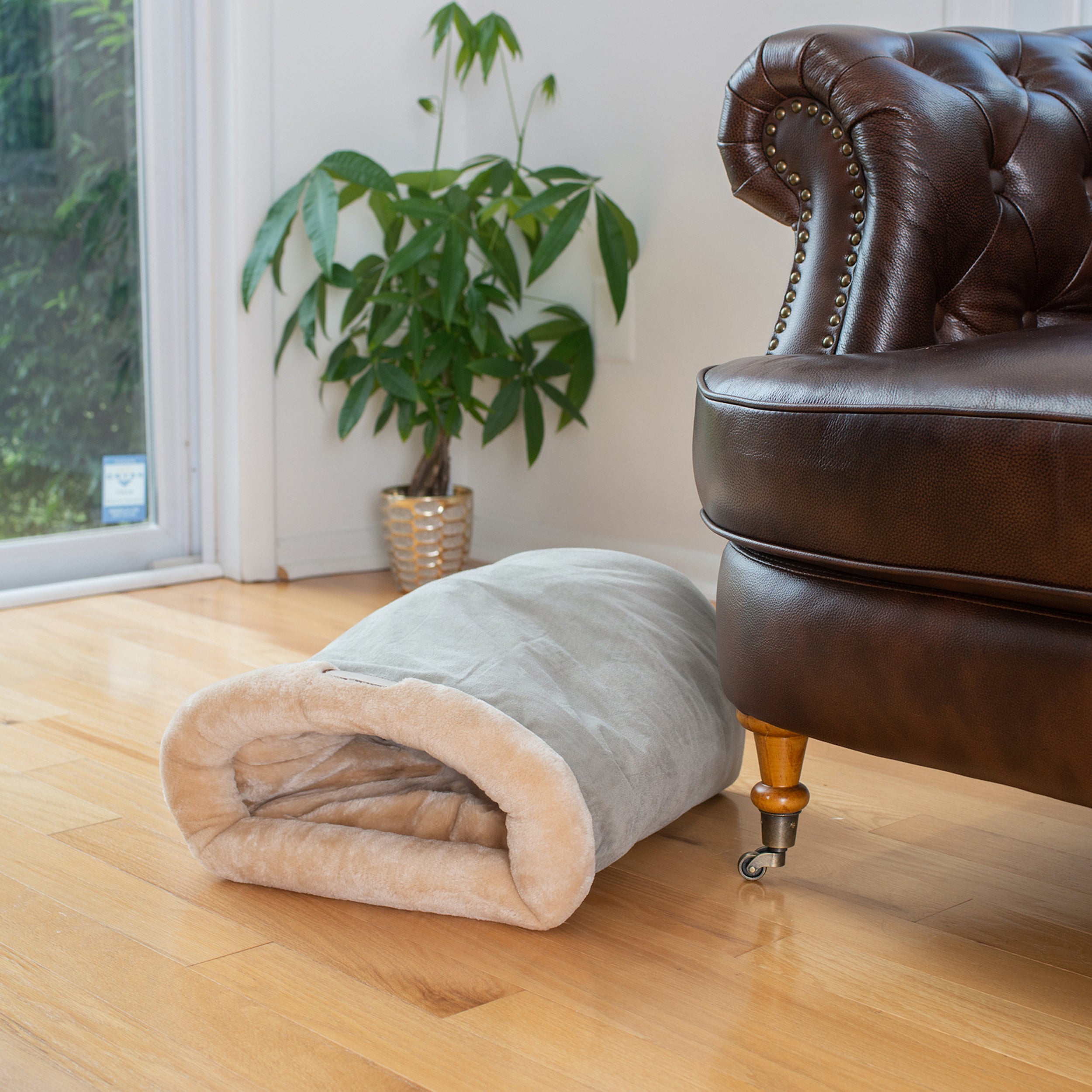 Armarkat Burrow Pet Cat Bed， Sage Green