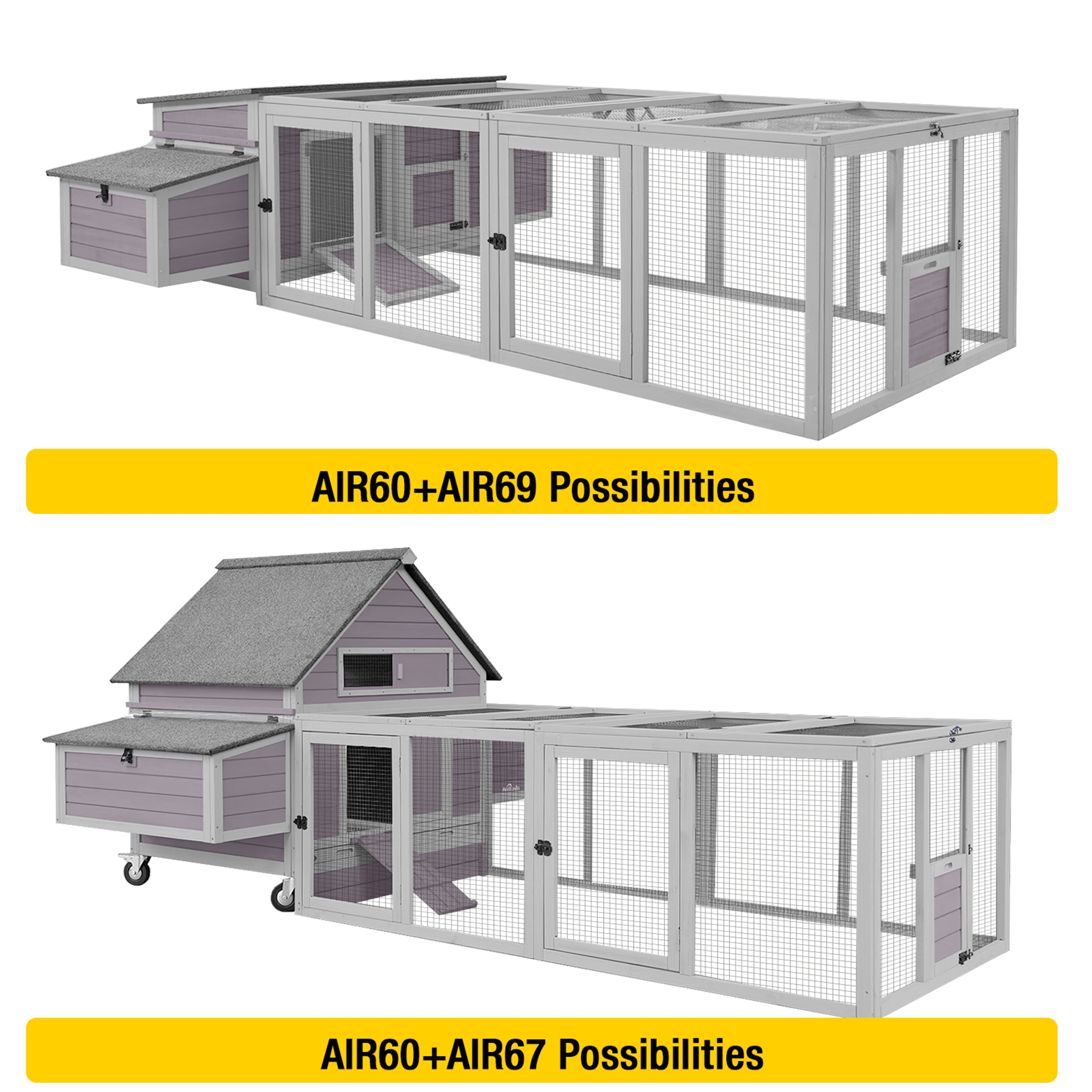 Morgete Chicken Playpen， Extension Part for AIR59， AIR66， AIR67， AIR69