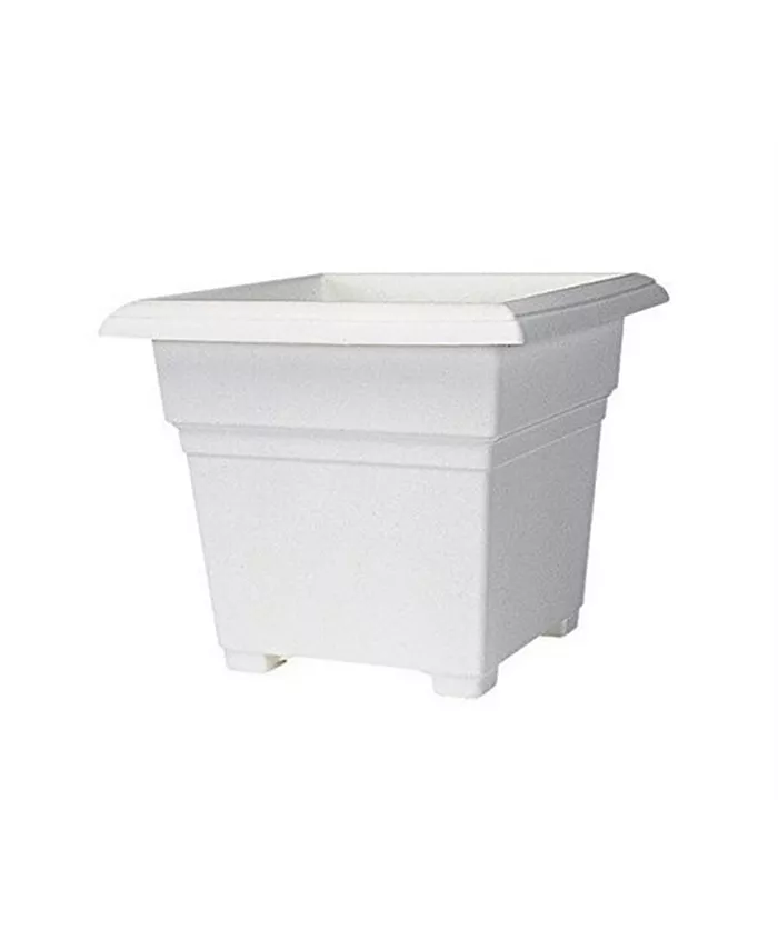 Novelty Countryside Square Tub Planter White 14 Inch