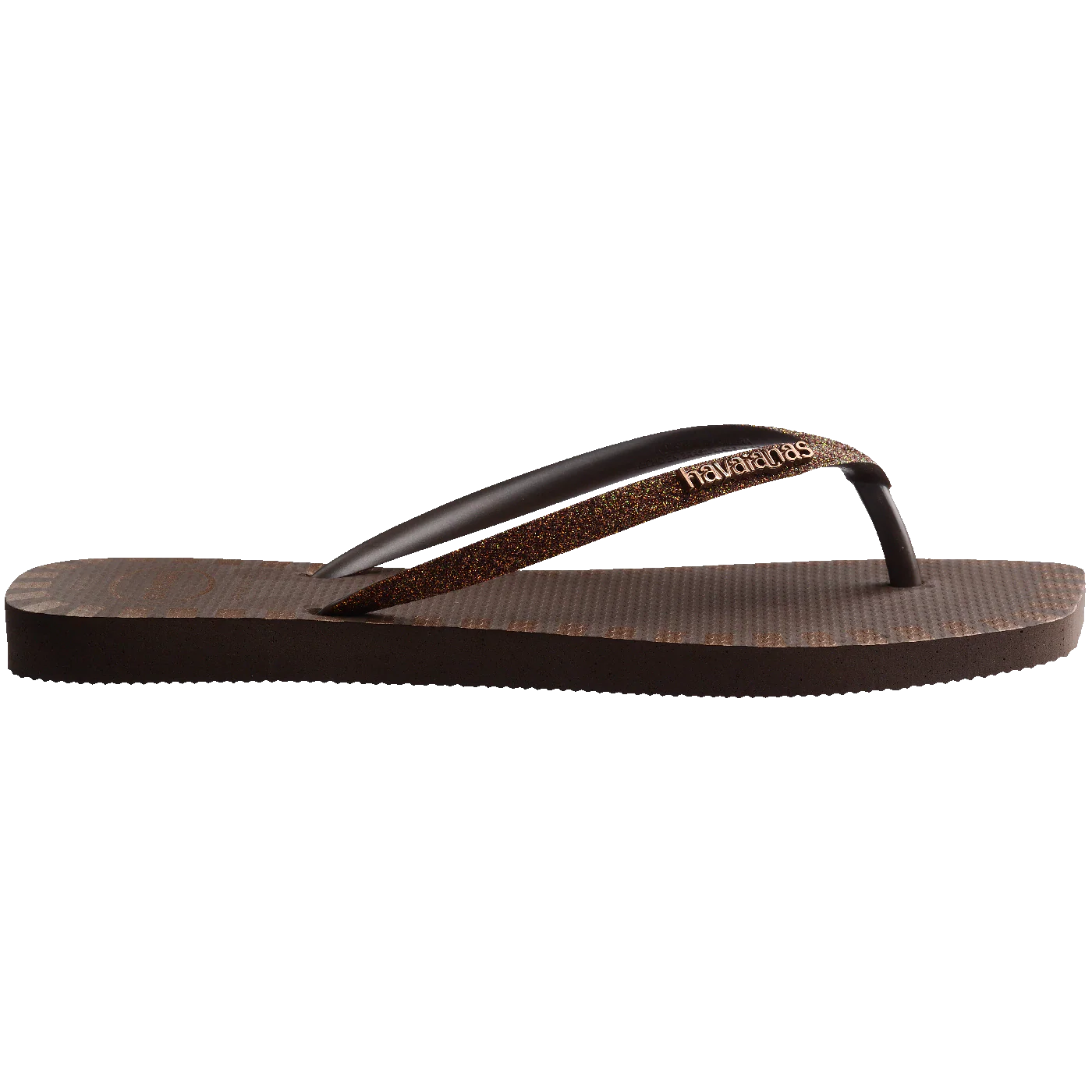Chinelo Havaianas Slim Square Glitter Contour
