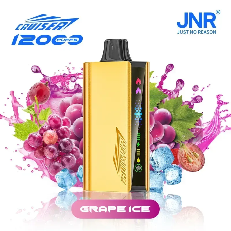 🍇 JNR Cruiser 12K – Grape Ice Disposable Vape ❄️