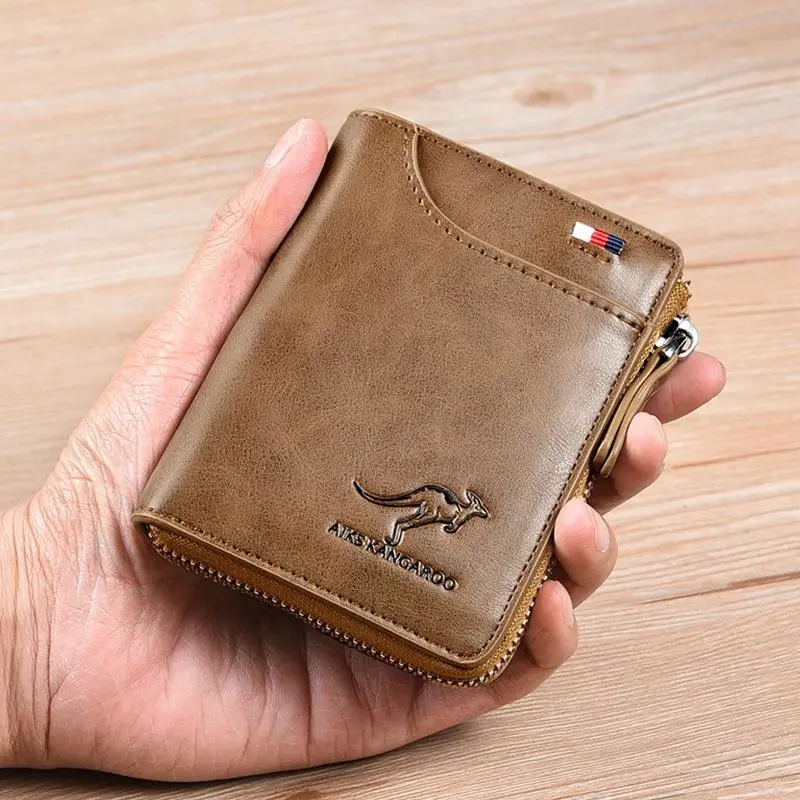 🔥 BIG SALE - 49% OFF 🔥🔥Men Wallet Zipper Genuine Leather Purs