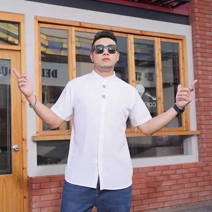 Camisa Social Plus Size - Templo Romano / Conforto e Elegância Unidos em Uma Única peça !