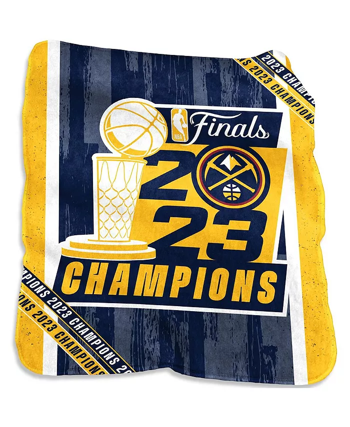 Logo Brands Denver Nuggets 2023 NBA Finals Champions 50'' x 60'' Silk Touch Throw Blanket