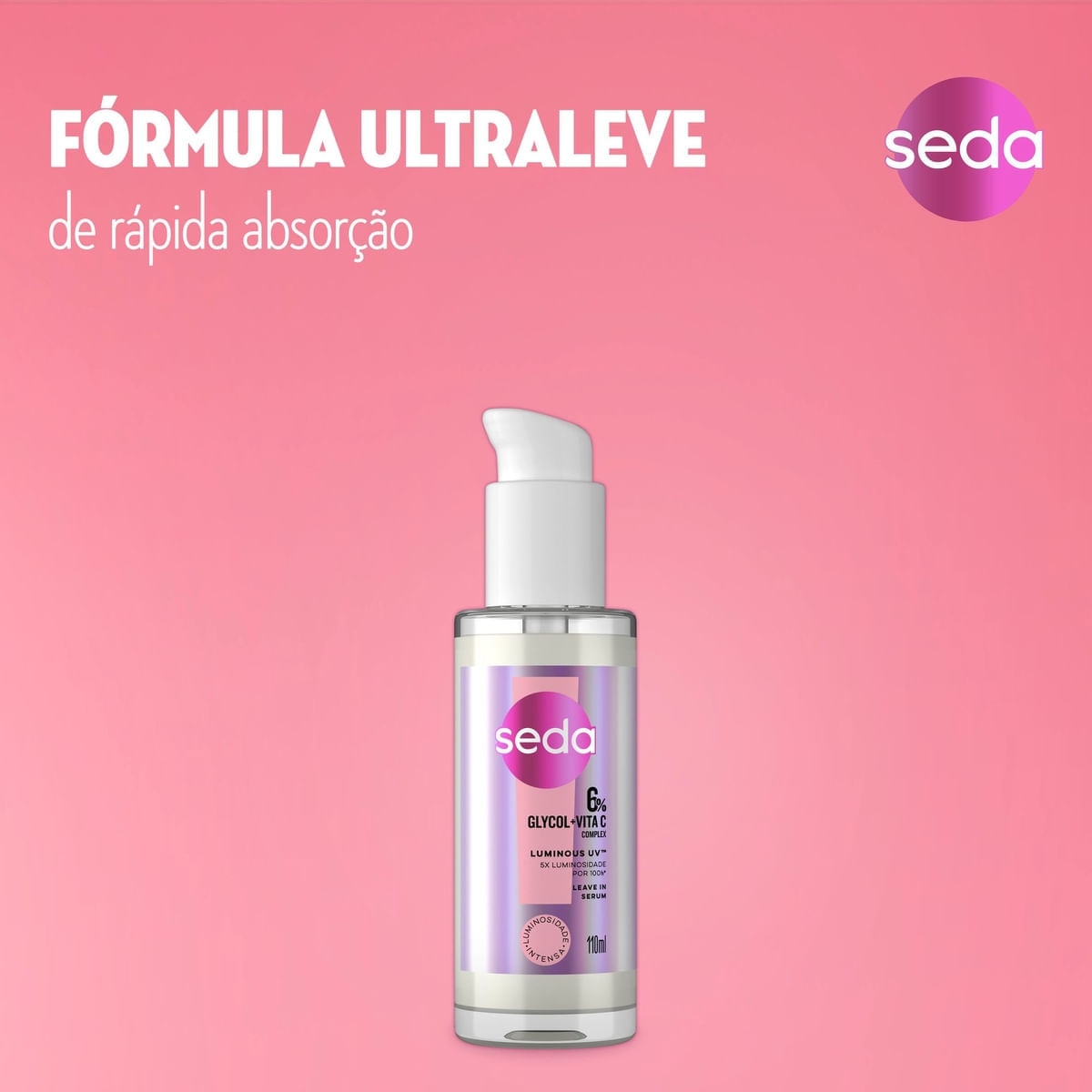Leave-In Serum Seda Luminous UV 110ml Pump