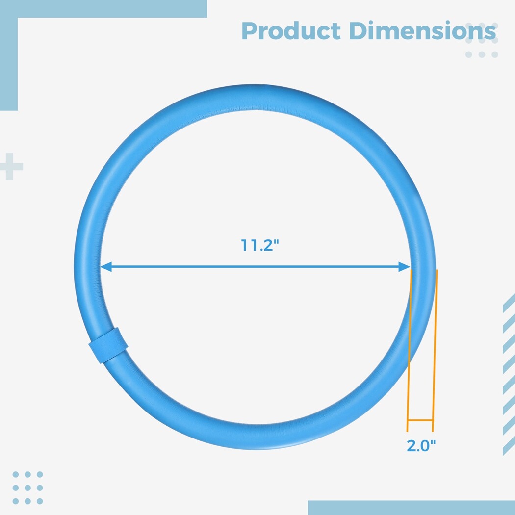 2PCS Arm Hoops， Weighted Hula Hoop for Exercise Workout for Adult Women Weight Loss