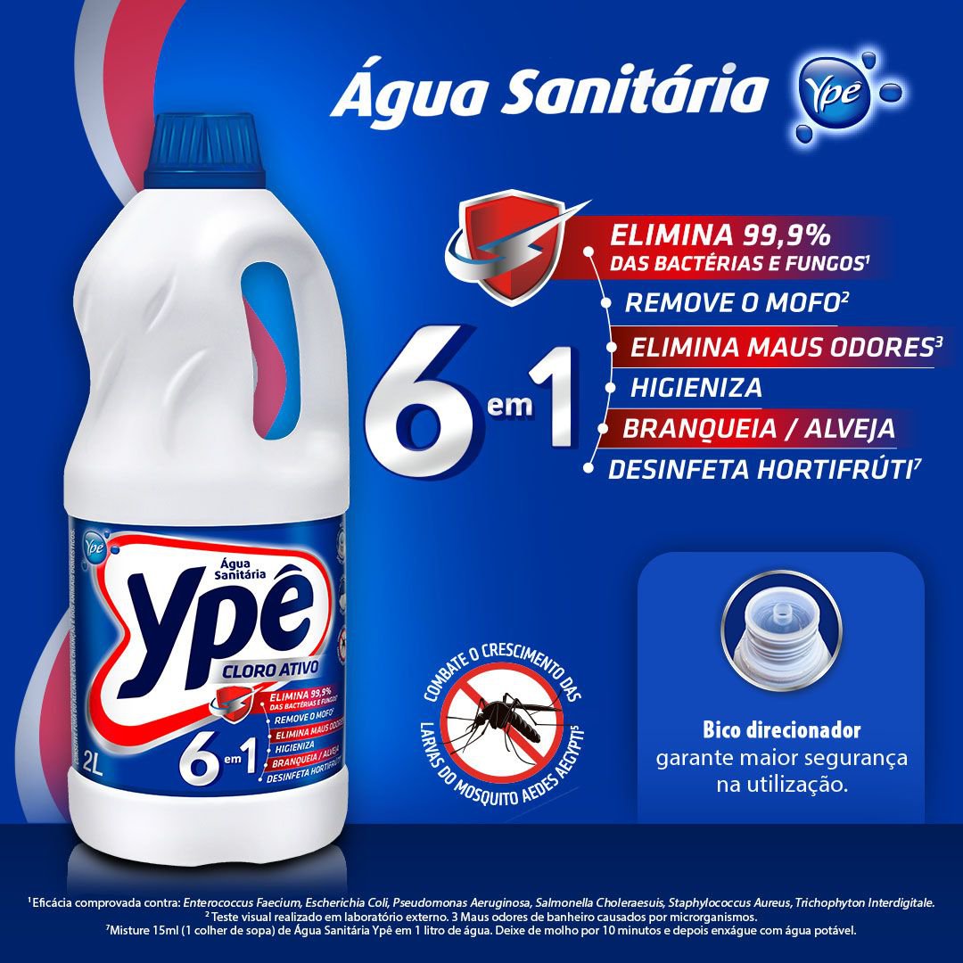 Agua Sanitaria Ype 2L