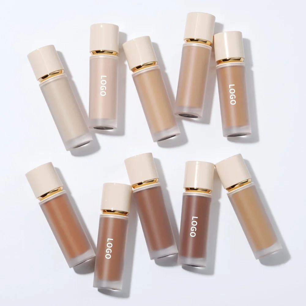 10 Shades Medium to Full Coverage Custom Private Label Concealer Foundation