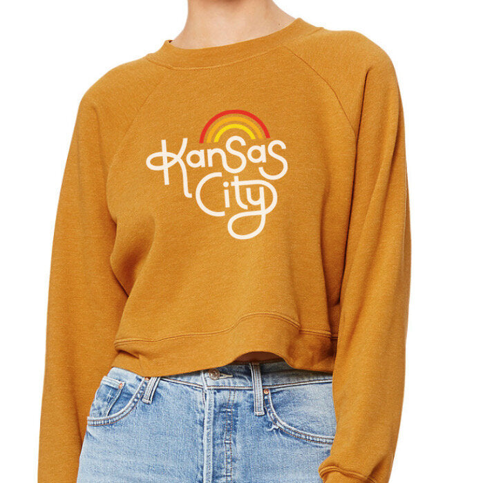 Retro Kansas City Cropped Sweatshirt