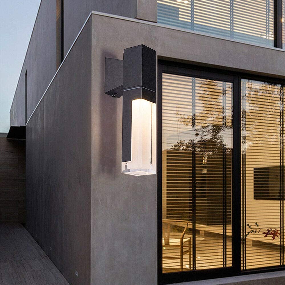 Anqidi Modern LED Wall Light Sconce Single Head Lamp Fixtures Outdoor Porch Balcony 10W