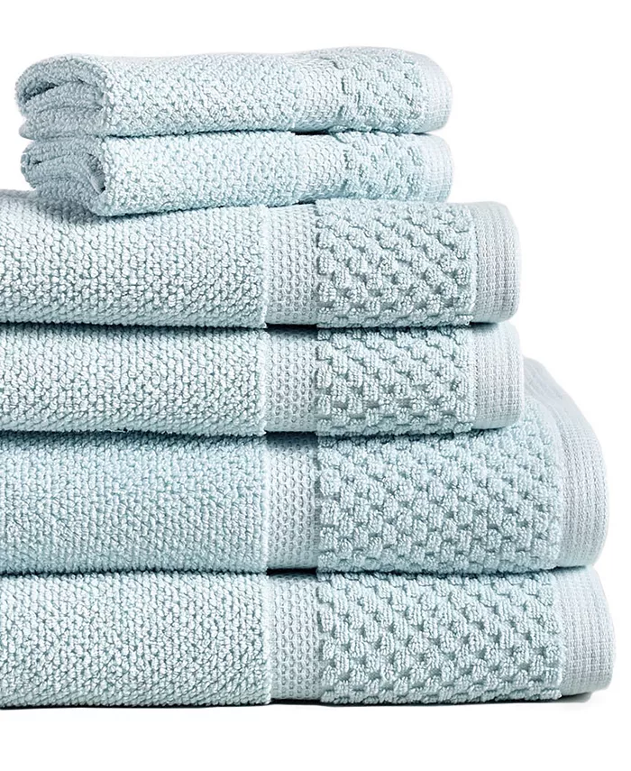 Cobra Diplomat 6-Piece 100% Cotton Bath Towel Set