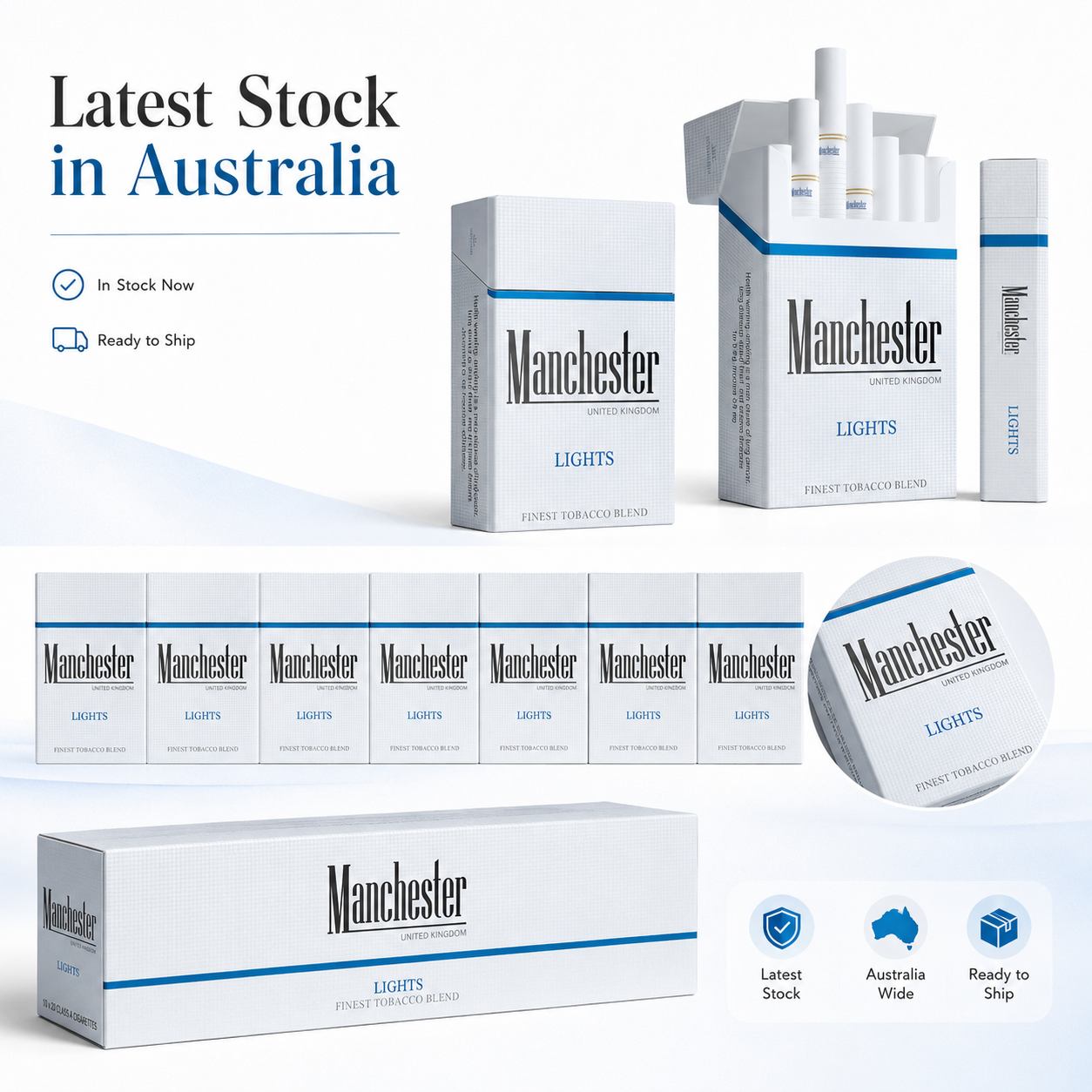 Manchester United Kingdom Lights 5mg Carton