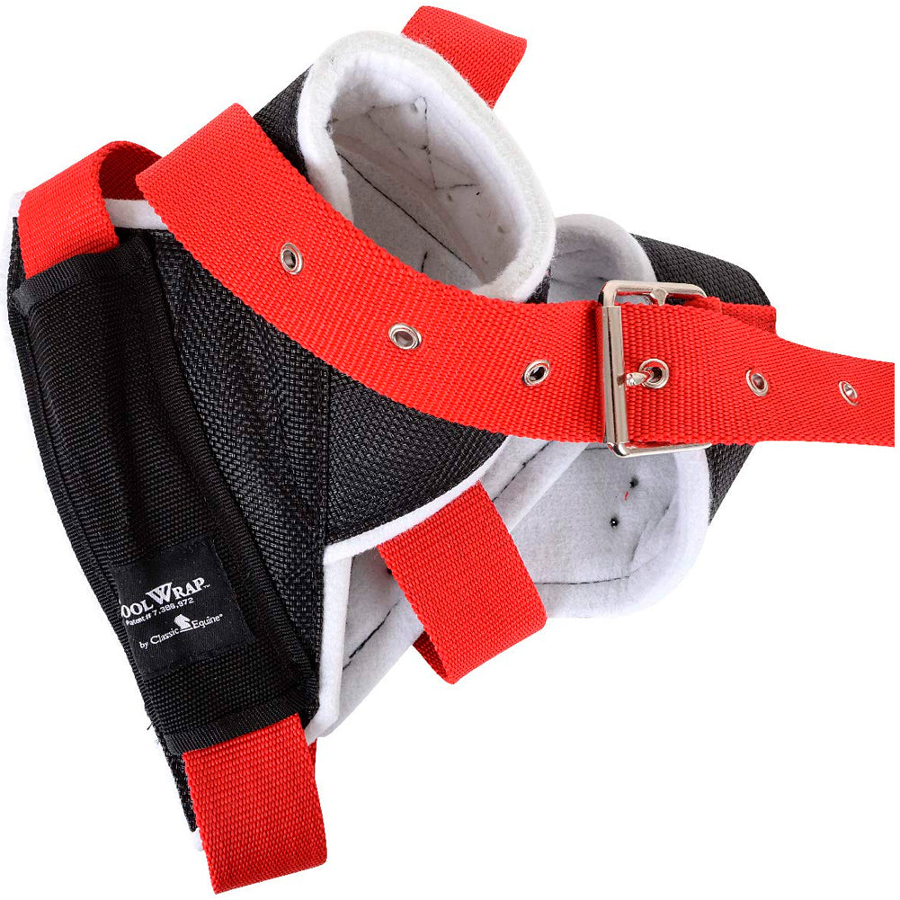 CLASSIC ROPE Black/Red Horn Wrap (HORNWRAP14BKRS)