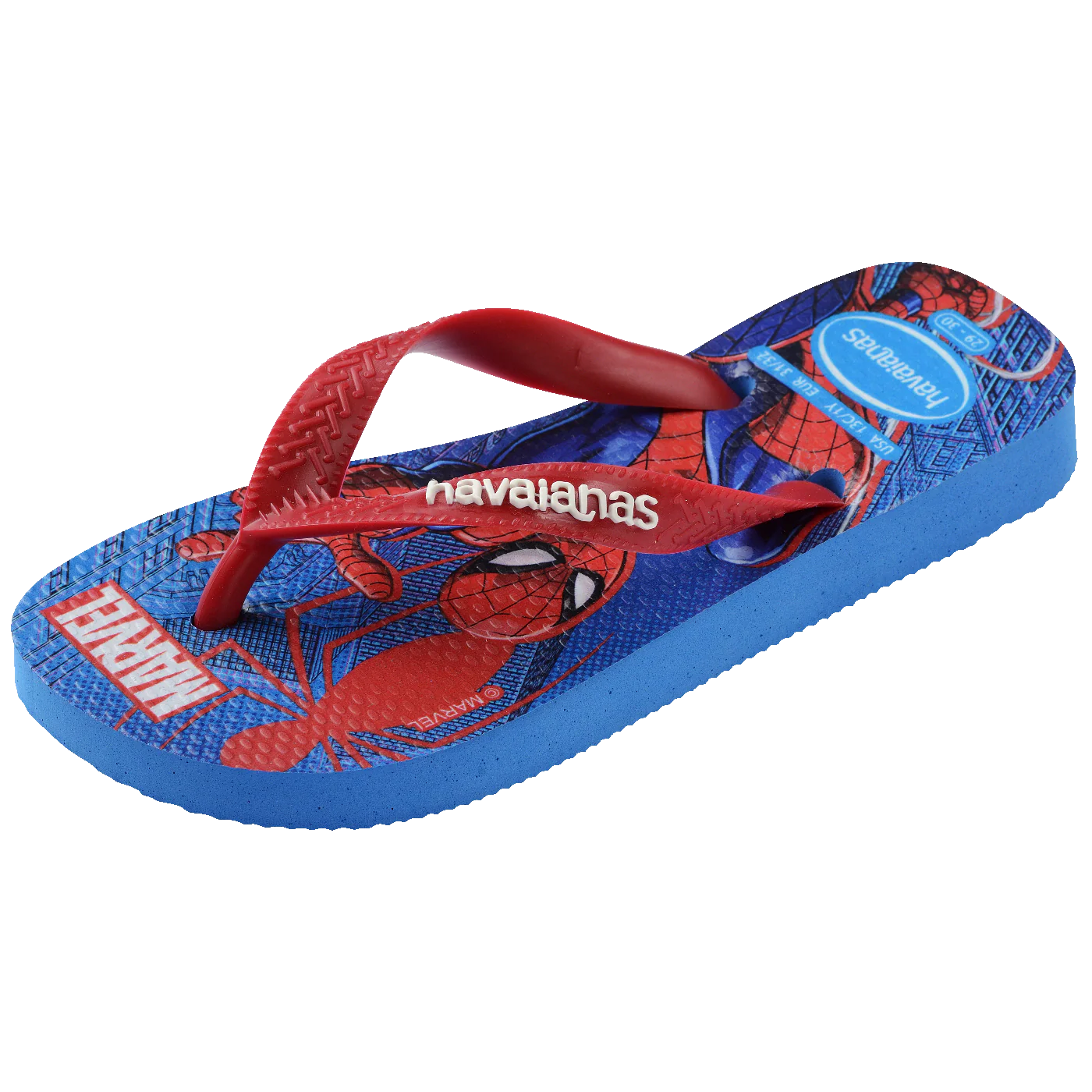 Chinelo Havaianas Infantil Top Marvel II Homem Aranha