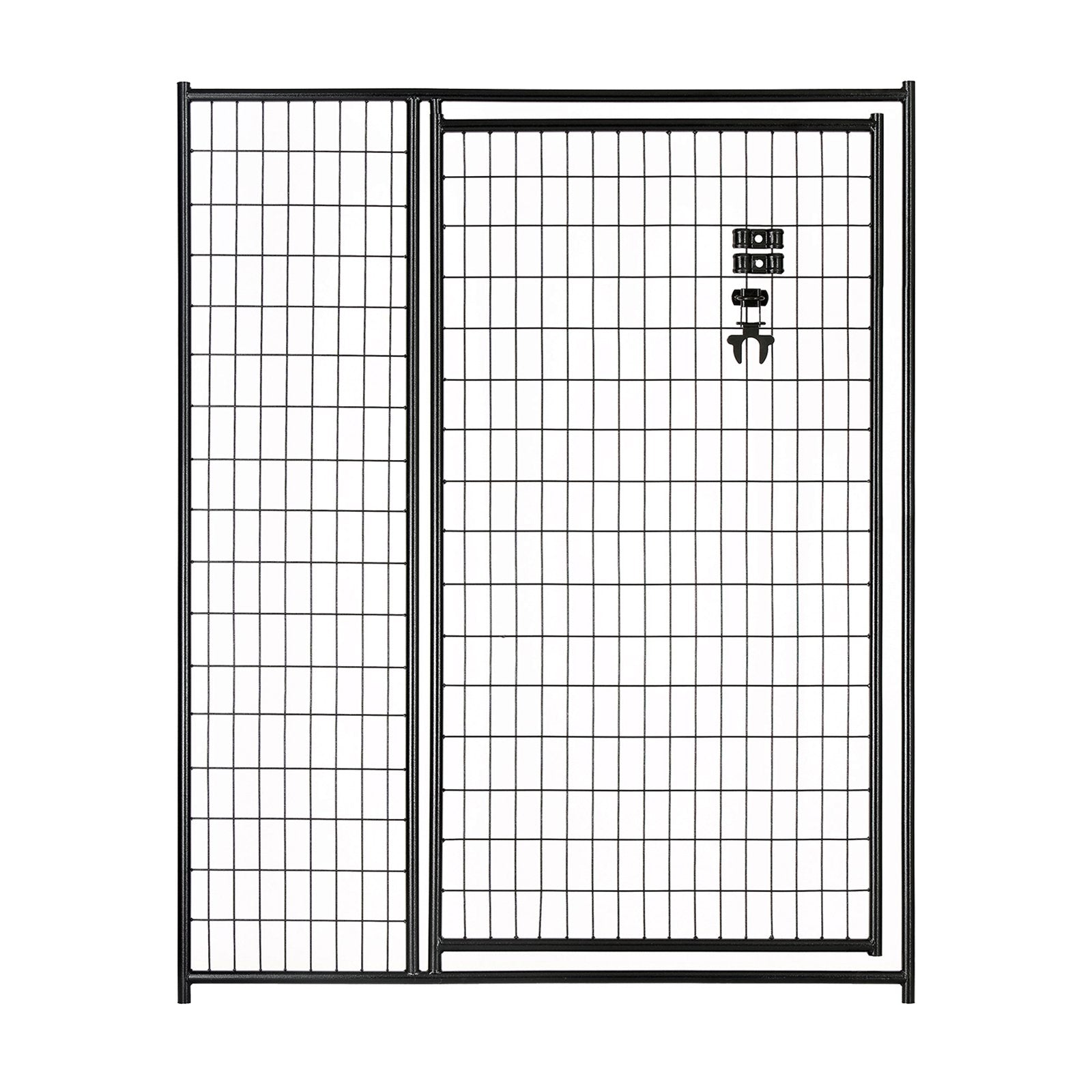 Lucky Dog 5W x 6H ft. Black Welded Wire Gate - 36 in. Opening