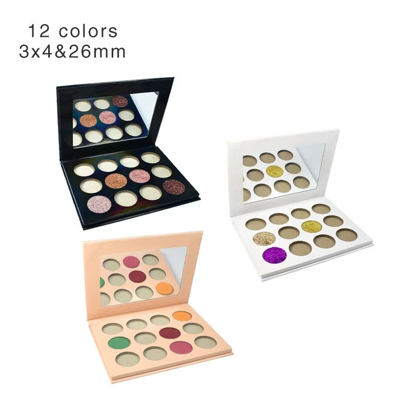 Custom High Pigment Plastic Packging 5 Color Eyeshadow Palette
