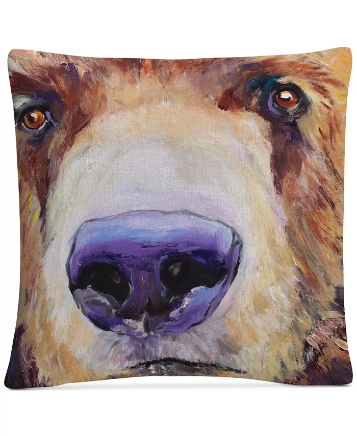 Baldwin Pat Saunders-White The Sniffer Decorative Pillow， 16