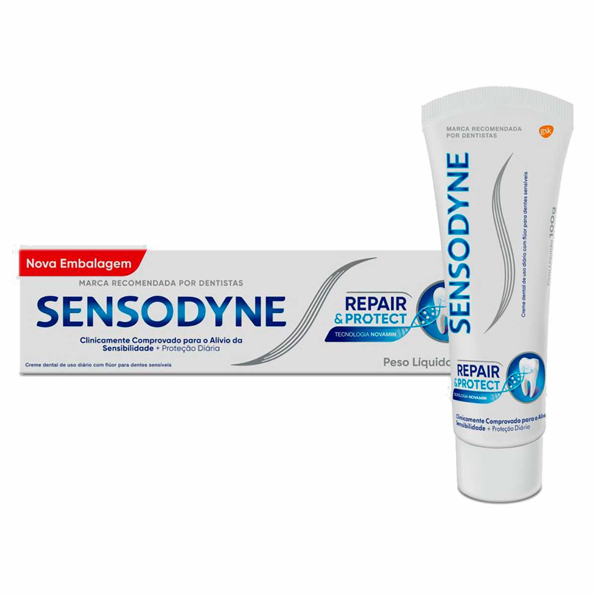 Sensodyne Repair & Protect Creme Dental Tecnologia NovaMin 100g