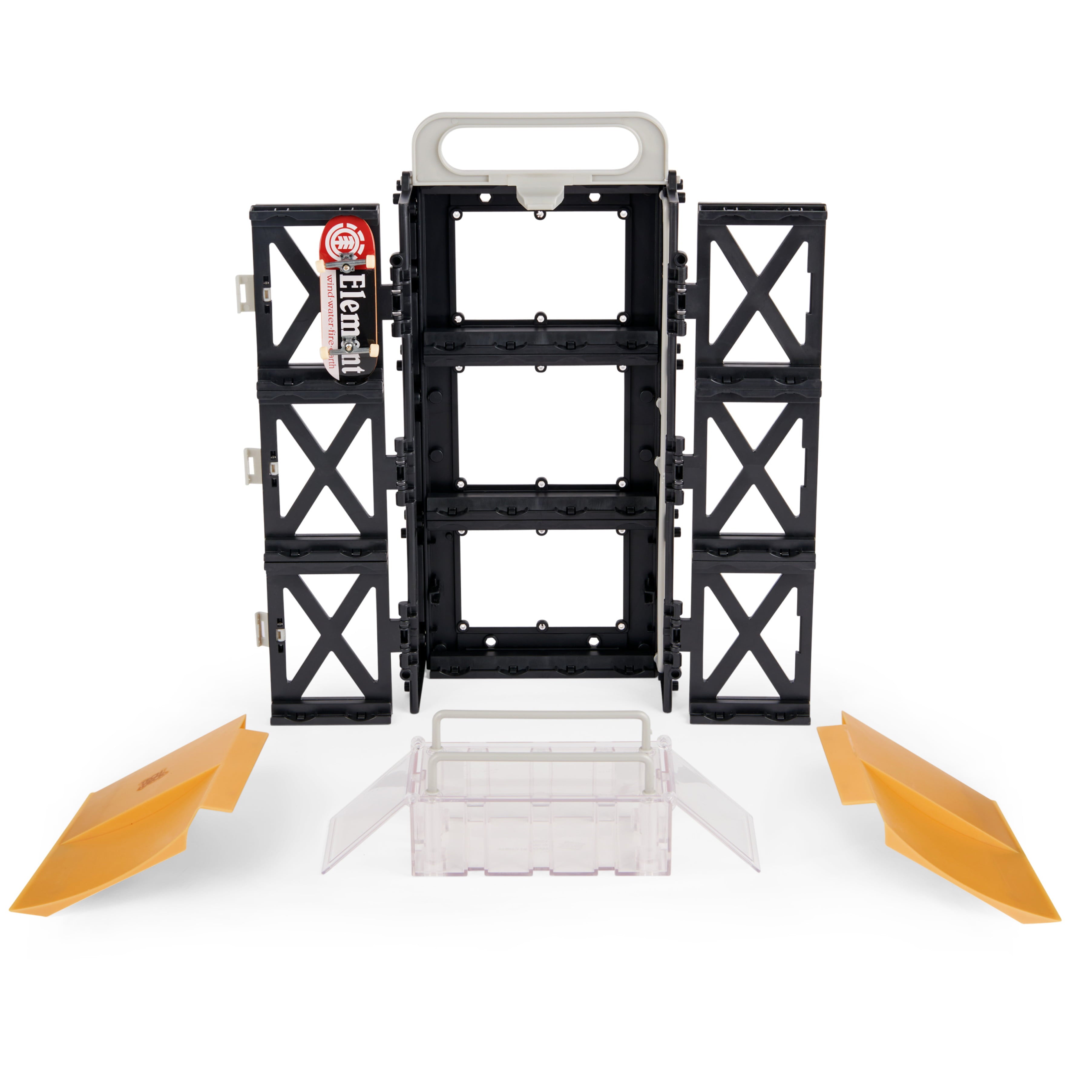 Tech Deck， Play and Display Transforming Ramp Set and Carrying Case