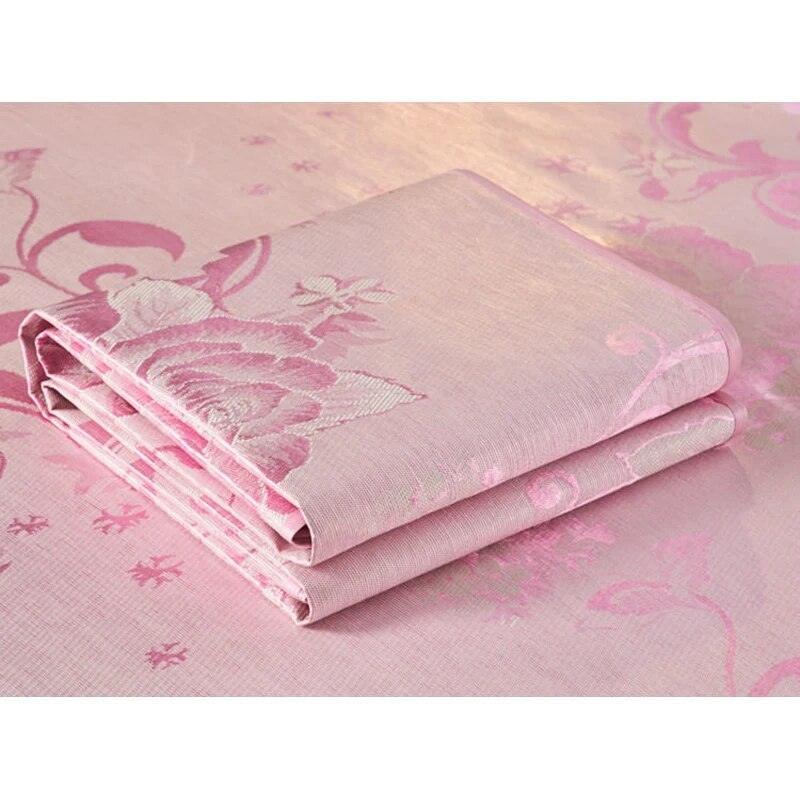 Pillow Top Éden Floral em Seda Gelo - Transforme Sua Cama em um paraíso de frescor!