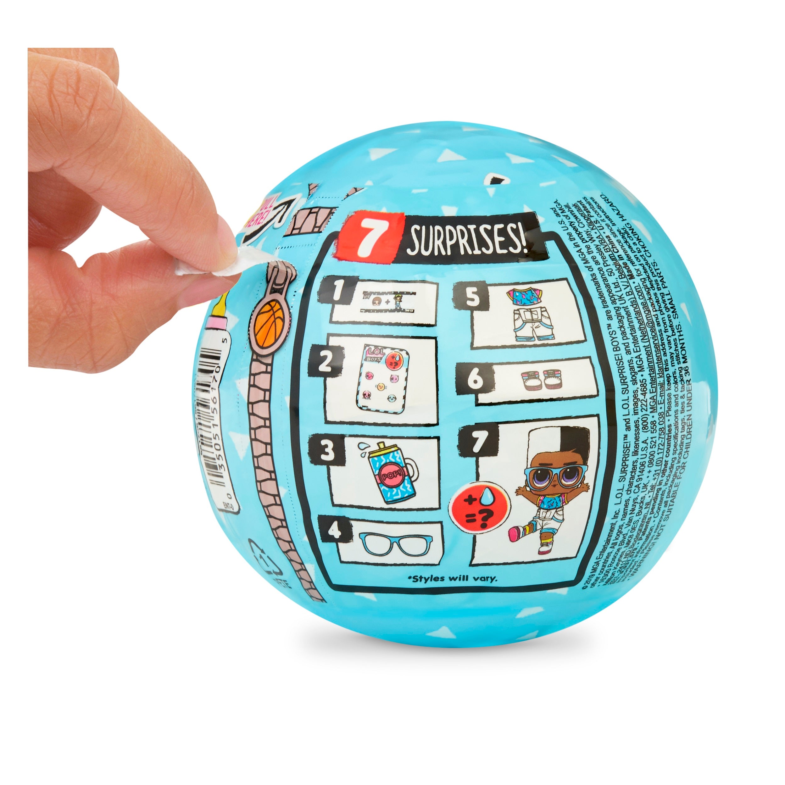 LOL Surprise Boys Dolls With 7 Surprises Including Outfit, Bottle, Accessory, Shoes, Doll, and More For Kids Ages 5-11