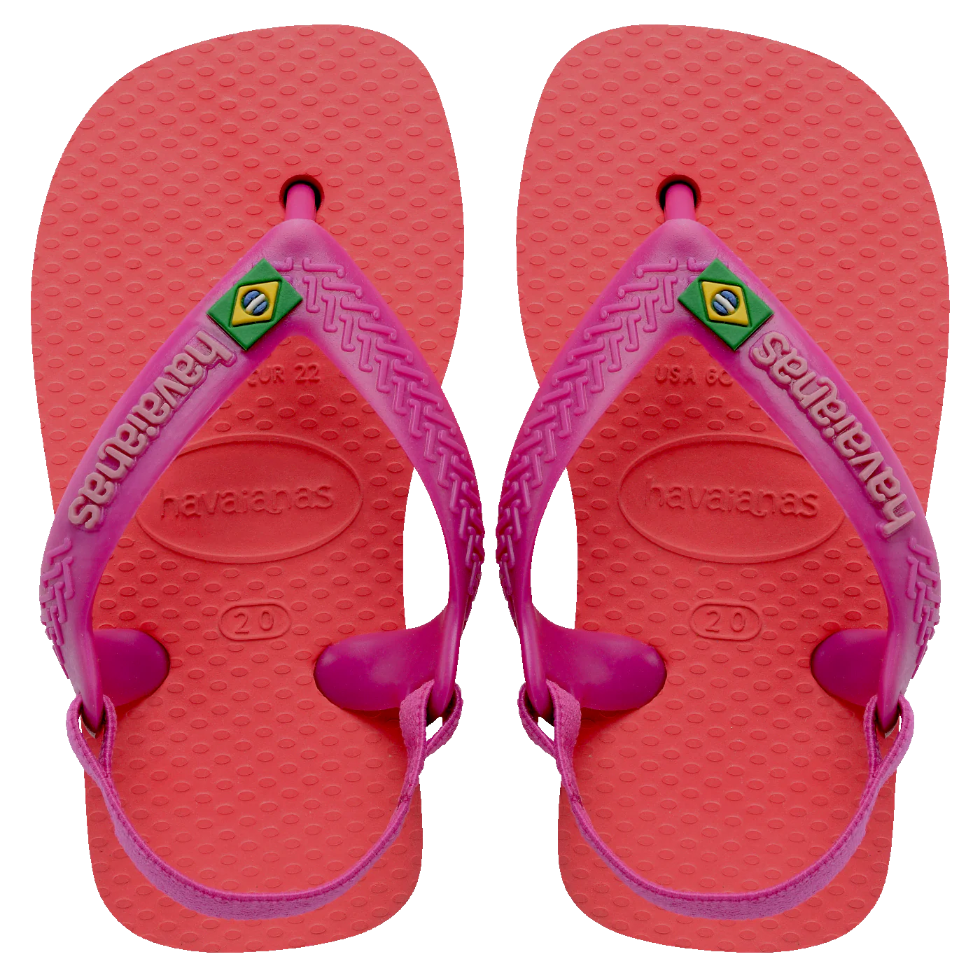 Chinelo Havaianas Baby Brasil Logo