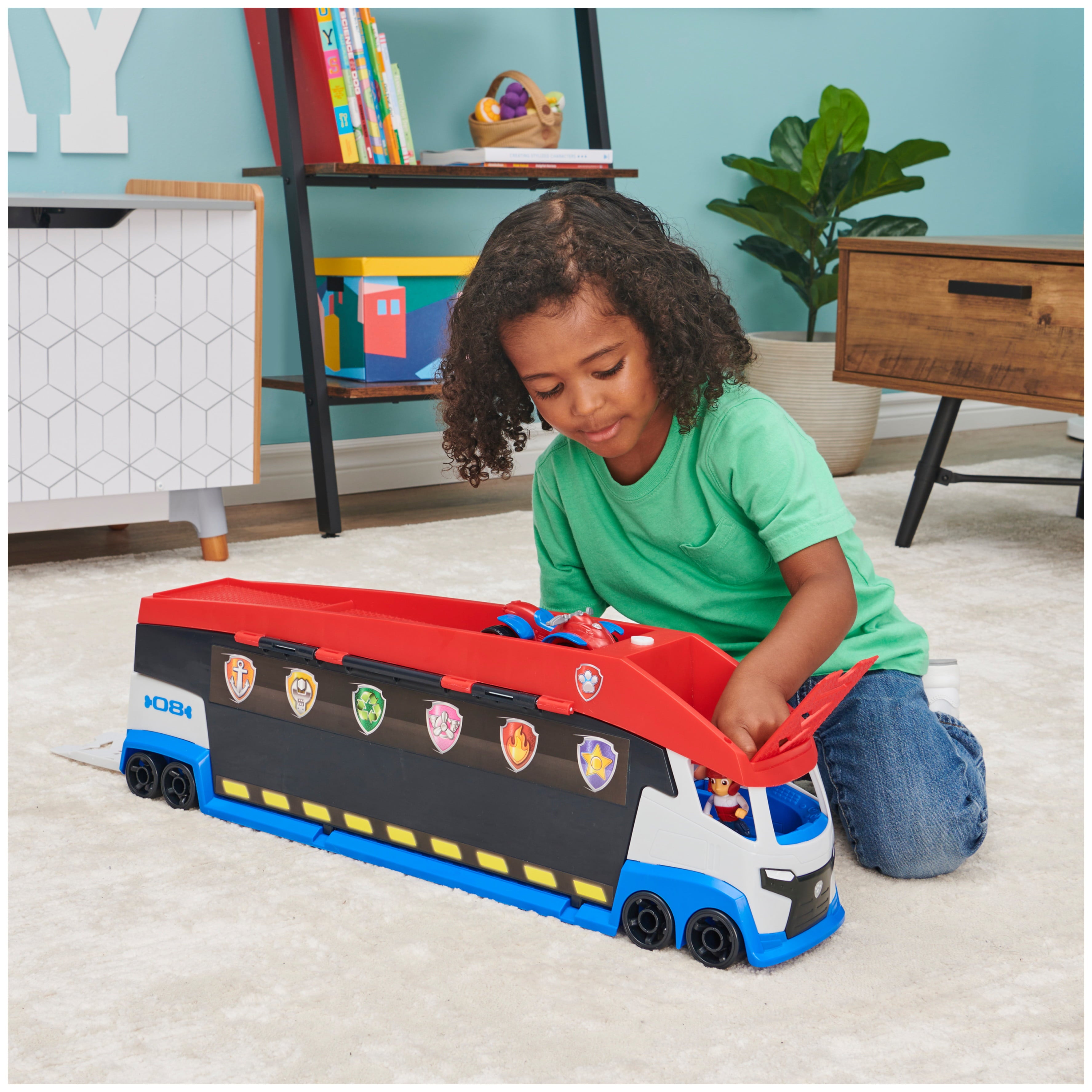 PAW Patrol， PAW Patroller with Dual Vehicle Launchers， Figure and ATV