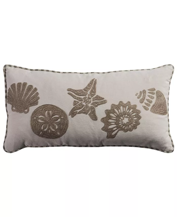 Rizzy Home Coatal Polyester Filled Decorative Pillow， 11