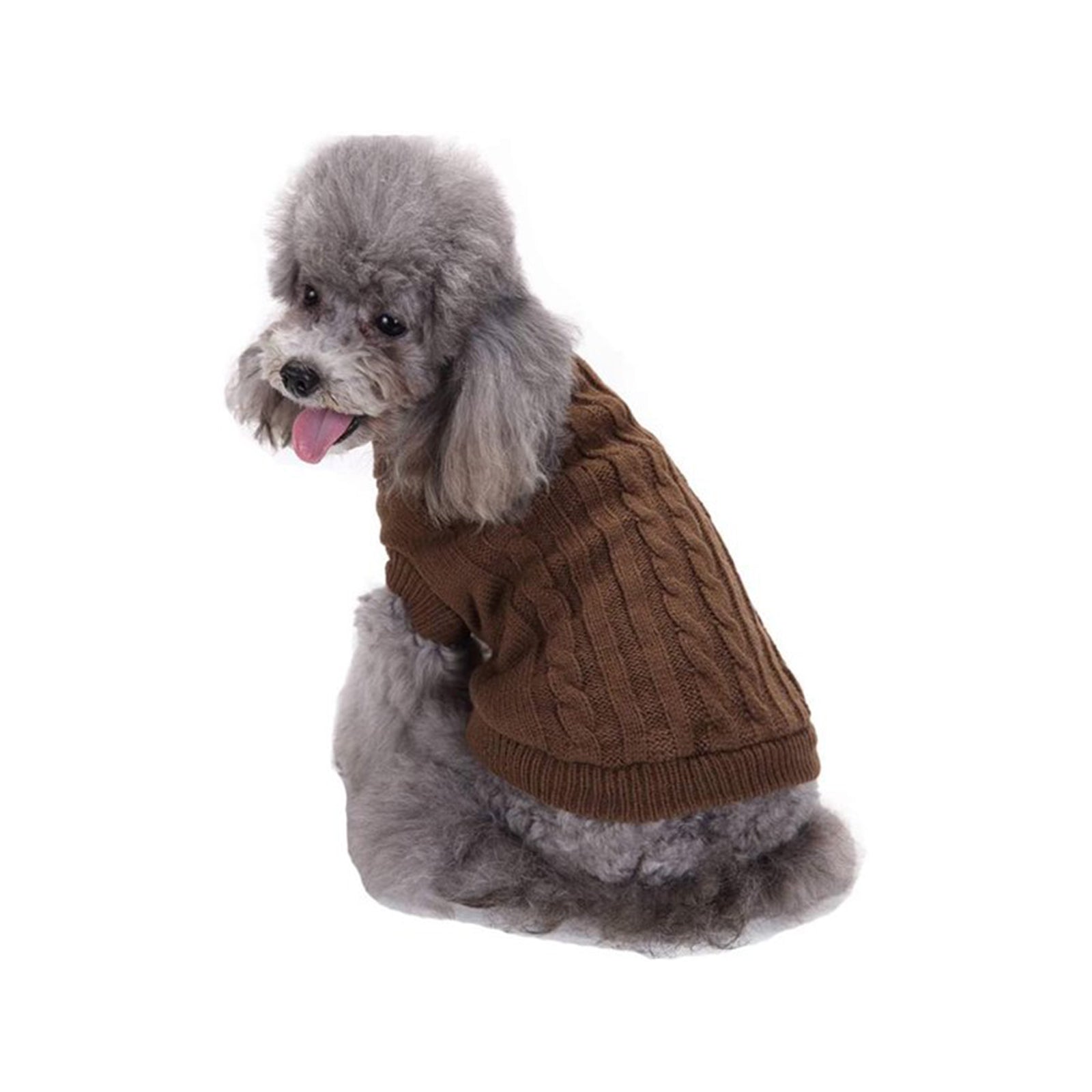 Small Dog Sweaters Knitted Pet Cat Sweater Warm Dog Sweatshirt Dog Winter Clothes Kitten Puppy Sweater