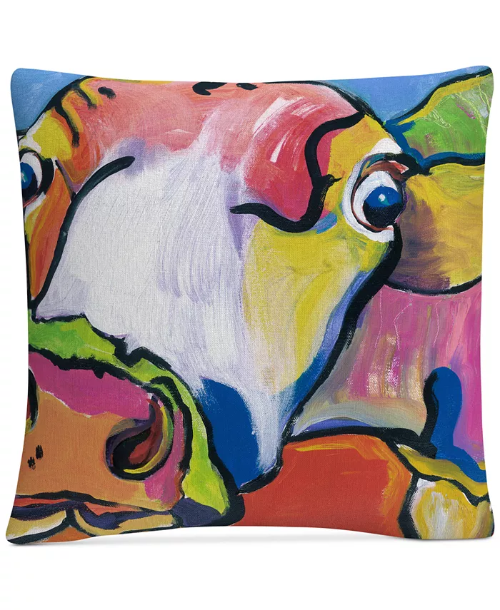 Baldwin Pat Saunders-White Cold Hands Decorative Pillow， 16