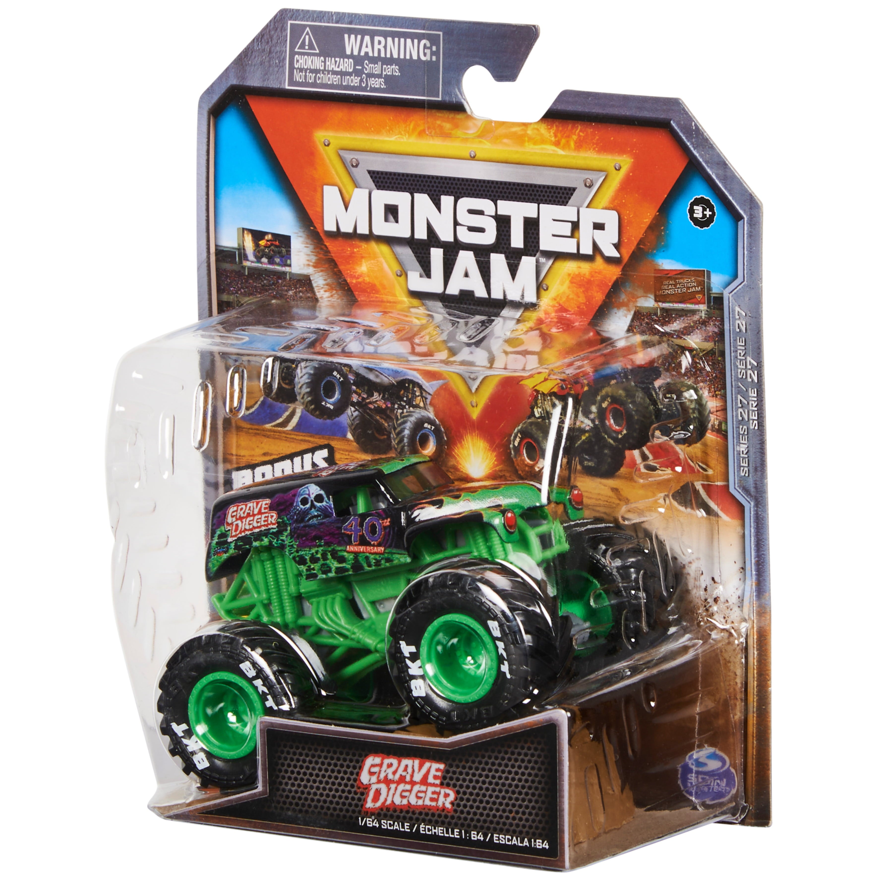 Monster Jam Grave Digger (Legacy Trucks Series) - 1:64 Scale