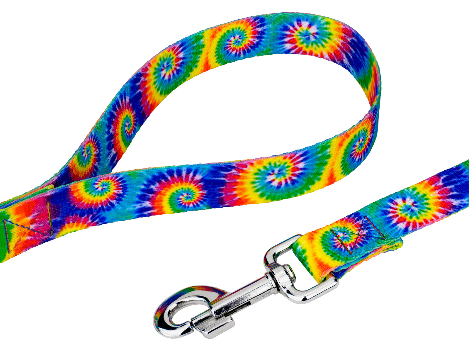 Country Brook Petz® Premium Classic Tie Dye Dog Collar and Leash， Large