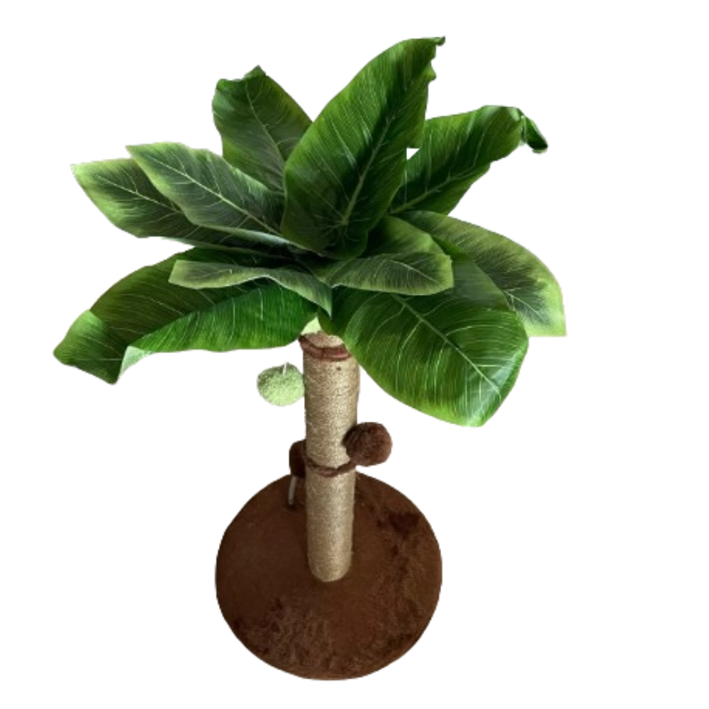 CocoPalm Cat Tree | Durable Coconut Rope Scratching Post for Cats
