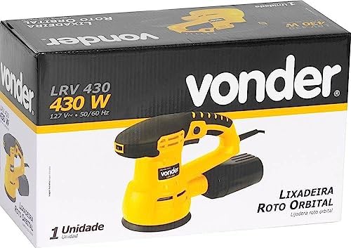 Lixadeira Roto Orbital Vonder Amarelo 127 V