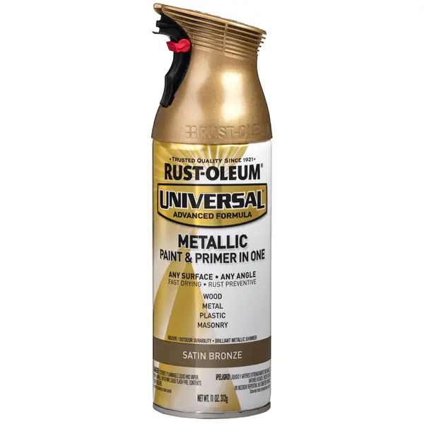 Rust-Oleum 12 oz Universal Metallic Satin Bronze Spray Paint and Primer