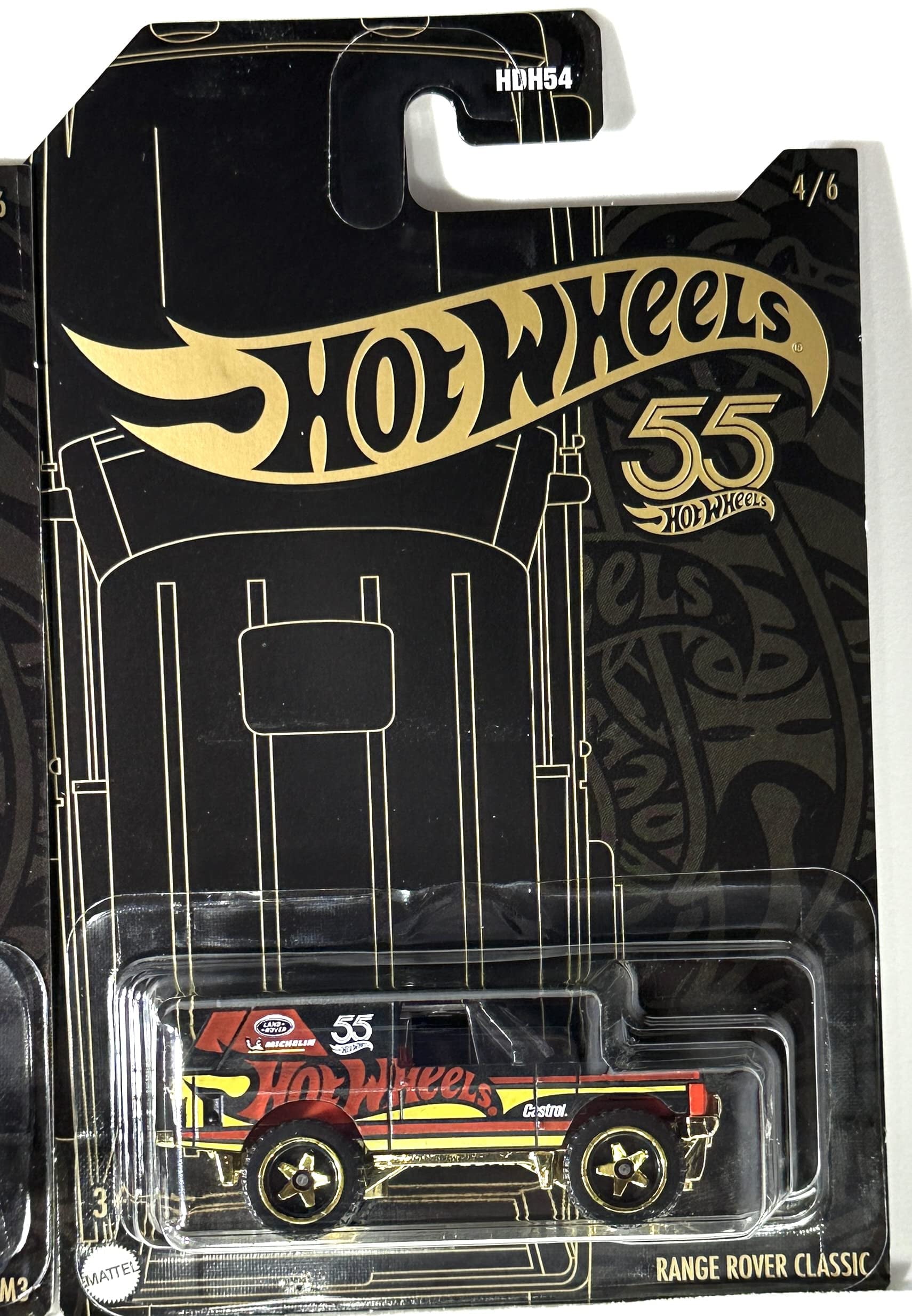 2023 Hot Wheels 55th Anniversary Pearl and Chrome Series Set of 5 Diecast Vehicles HDH54-956C